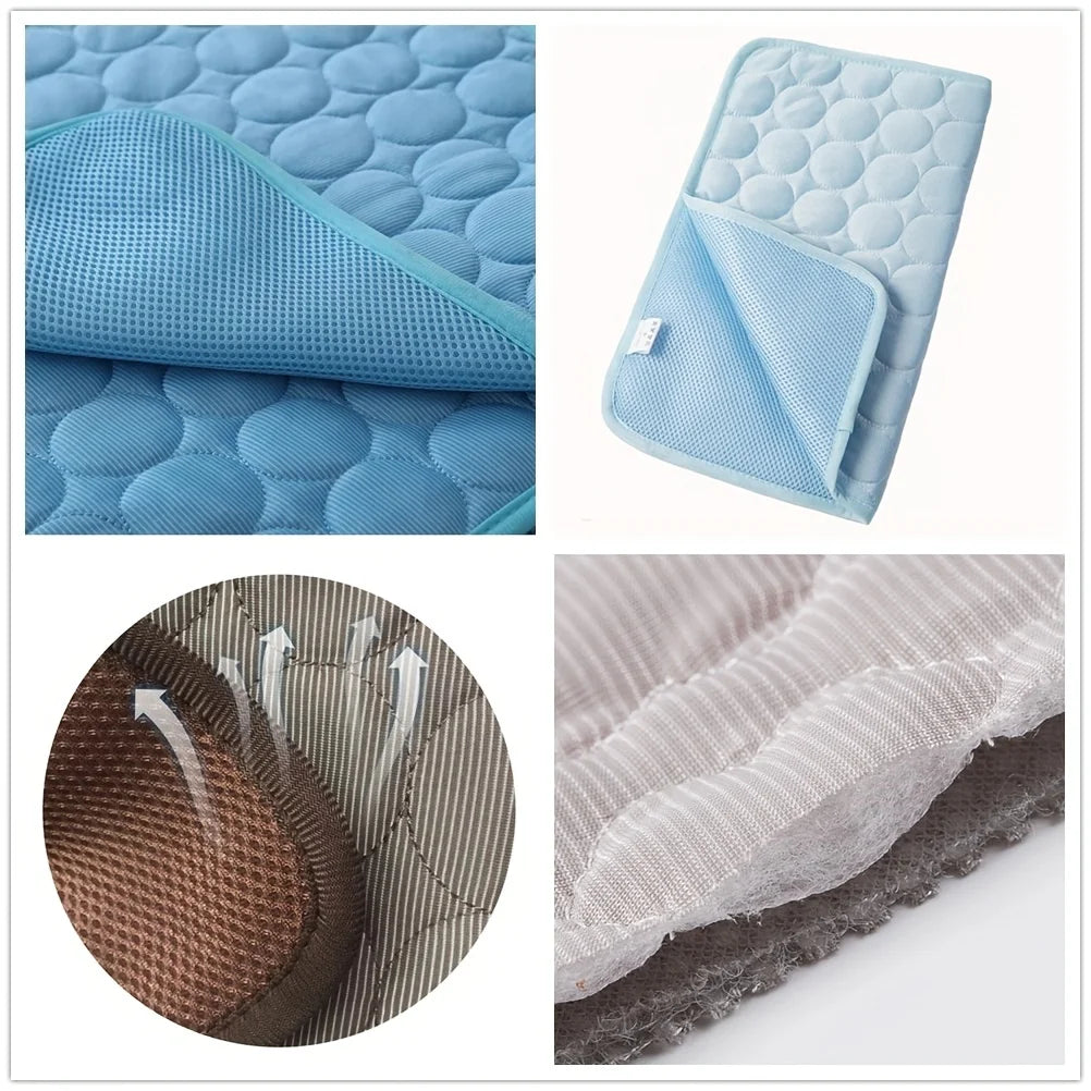 Dog Cooling Mat –Cooling Pet Pad for Small & Large Dogs