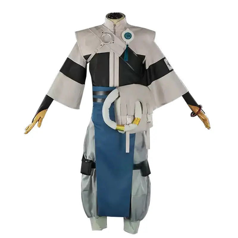GACHIAKUTA Anime Ludo Enjin Zanka Riyo Reaper Cosplay With Four Characters Clothes And Four Wigs Cosplay Costume Anime Full Suit