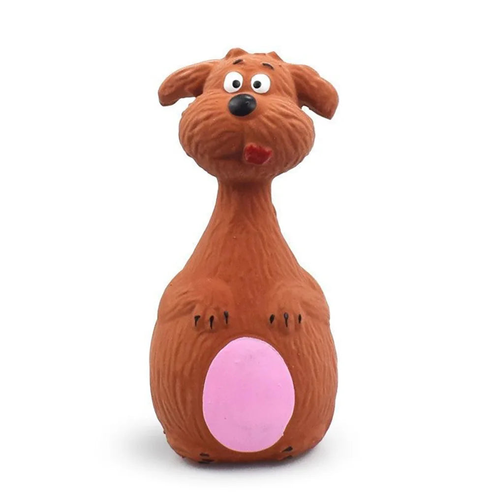 Dog Squeaky Chew Toy – Rubber Dental Toy for Dogs