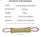Dog Tug Toy – Jute Chew & Training Toy with Handles