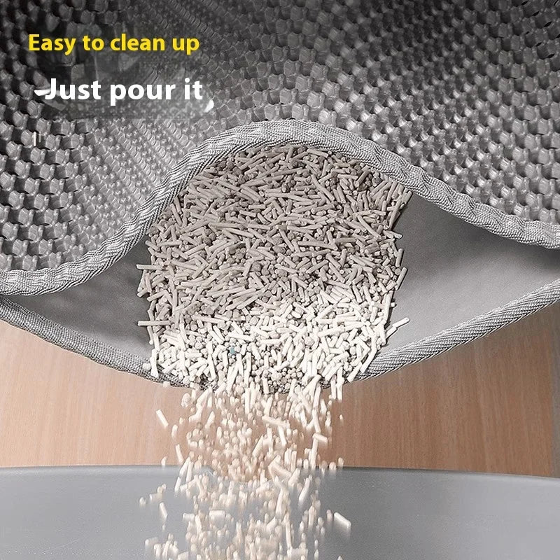 Cat Litter Mat – Washable Waterproof Double Layer EVA Pad