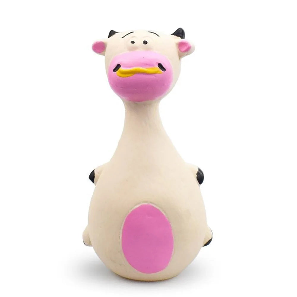 Dog Squeaky Chew Toy – Rubber Dental Toy for Dogs