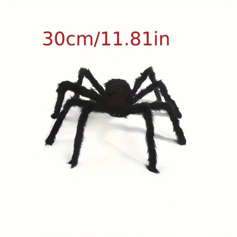 30/50/75/150/200cm Halloween Simulation Seven-Color/Black Spider Haunted House Bar Horror Outdoor Decoration Props Spider Web.