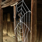 75/150/200cm Halloween Plush Simulation Spider Colorful Black Ghost House Bar Scary Big Spider Outdoor Decor Props Spider Web
