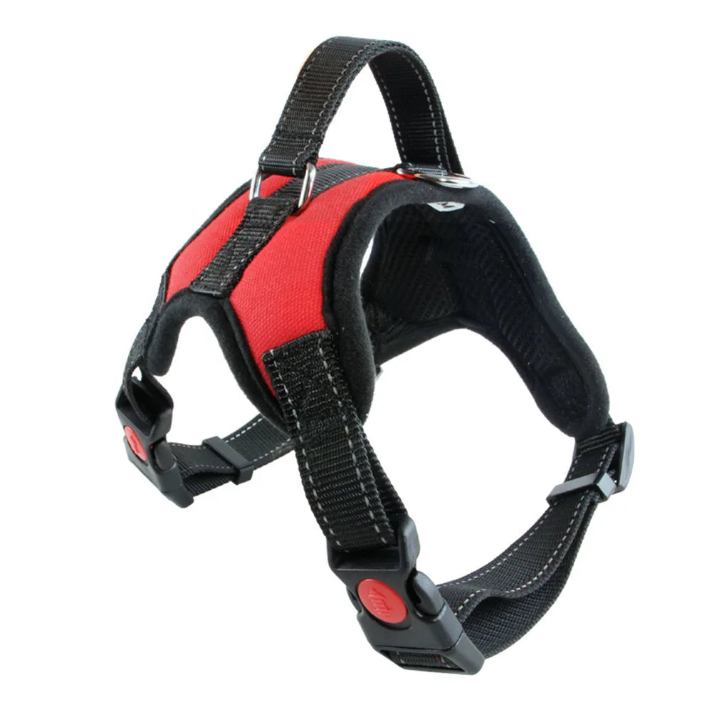 Dog Harness – Reflective Padded Nylon Vest with Quick Release