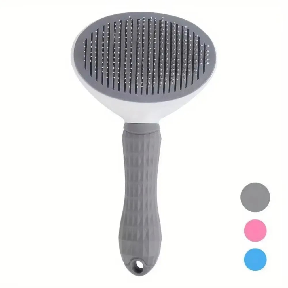 Self Cleaning Pet Hair Brush – Dog & Cat Grooming Slicker