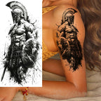 1 Sheet Evil Grim Reaper Skull Temporary Tattoos For Men Women Waterproof Fake Tattoos 3D Dragon Scorpion Warrior Tatoo Stickers