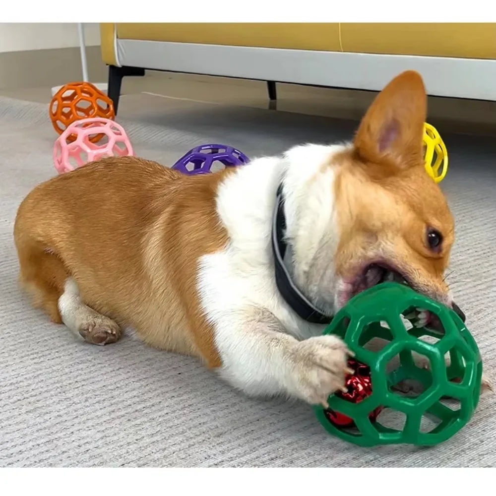 Dog Chew Ball – Rubber Teeth Cleaning Toy for Dogs