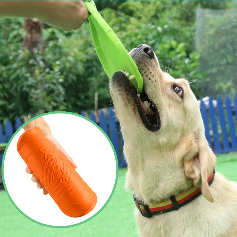 Dog Flying Disc – TPR Interactive Fetch Toy for Outdoor Play