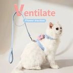 Cat Harness and Leash Set – Adjustable Breathable Vest
