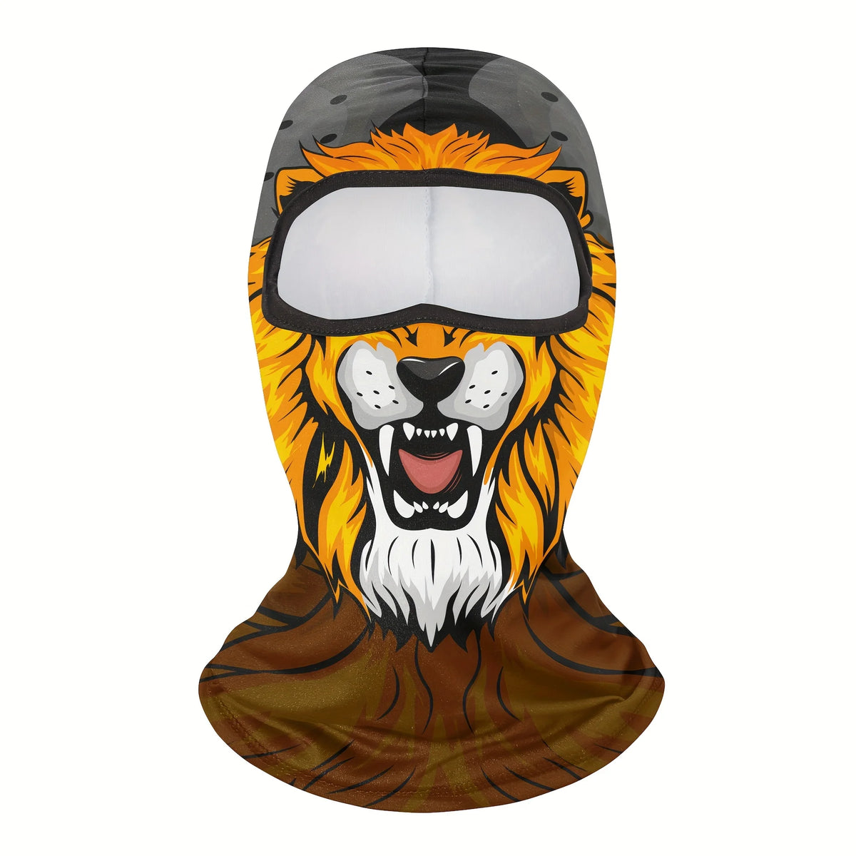 1pc Balaclava Face Mask Clown Ghost Skull Mask, Breathable Windproof, UV Sun Dust Protective Full Face Cover For Summer Sprin