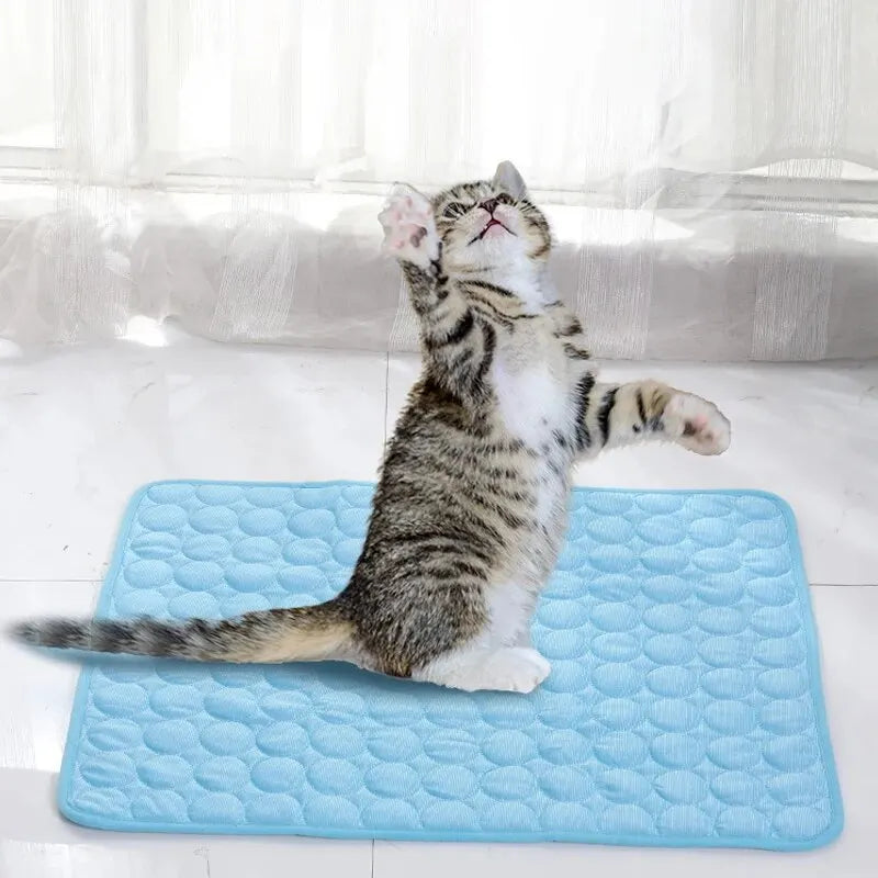 Pet Cooling Mat for Cats & Small Dogs, Summer Sleeping Pad