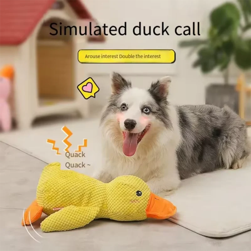 Dog Duck Plush Toy – Soft Squeak Companion for Dogs | Fun & Comfort