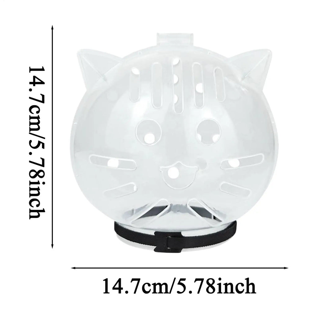 Cat Muzzle – Breathable Transparent Muzzle for Grooming