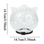 Cat Muzzle – Breathable Transparent Muzzle for Grooming