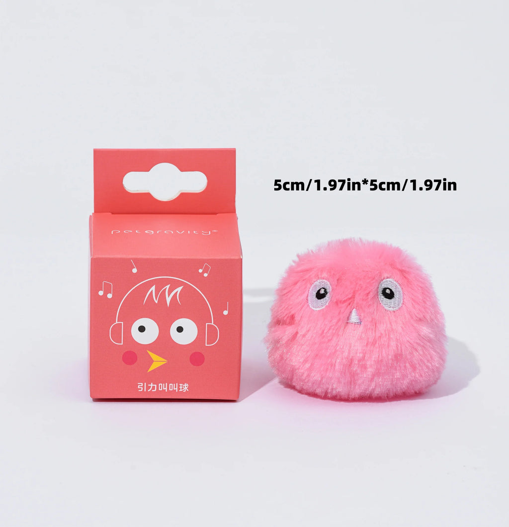 Interactive Cat Toy – Electric Squeaky Ball with Catnip