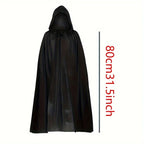 1PC Halloween Party Adult Grim Reaper Black Cloak Festival Costumes Halloween Vampire Wizard Cosplay Costume Props