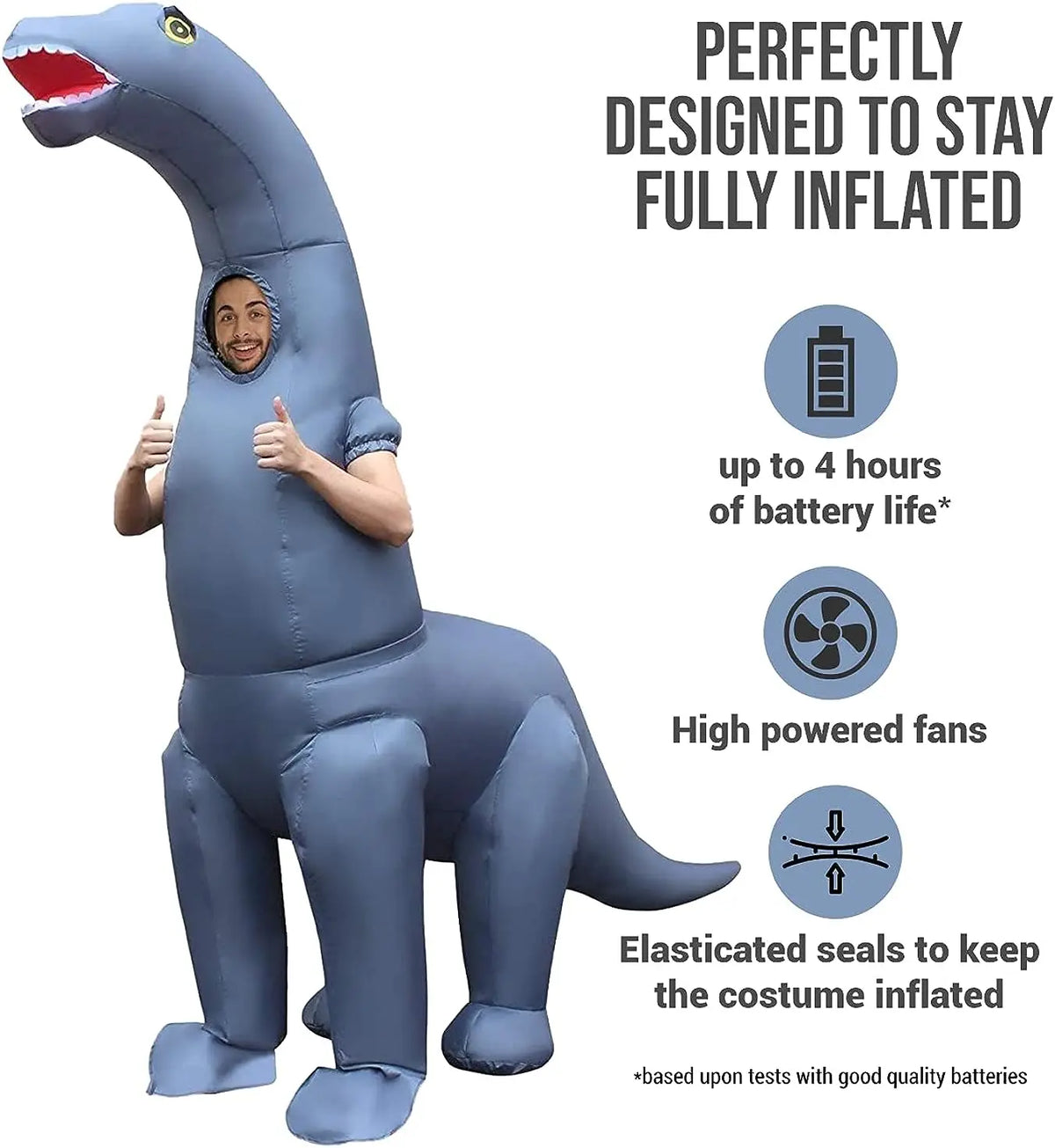 Halloween Inflatable Dinosaur Costume, Tanystropheus Halloween Costume, Funny Inflatable Party Decoration Costumes
