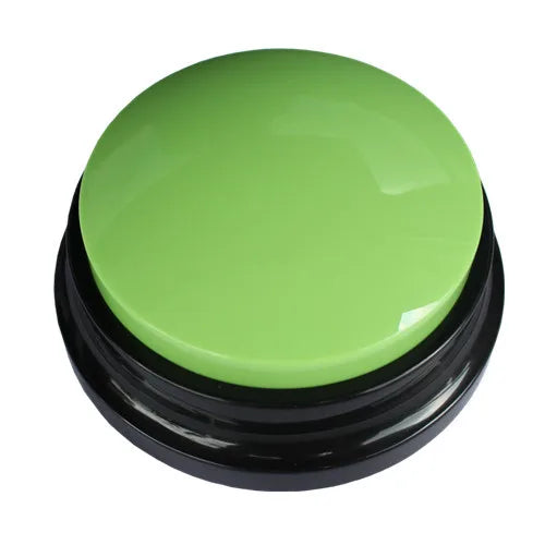 Pet Button Color Voice Recording Button, Dog Buttons for Communication Pet Training Buzzer, 30 Second Record
