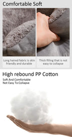 Plush Cat Bed Soft Cushion Pet Bed for Cats & Small Dogs