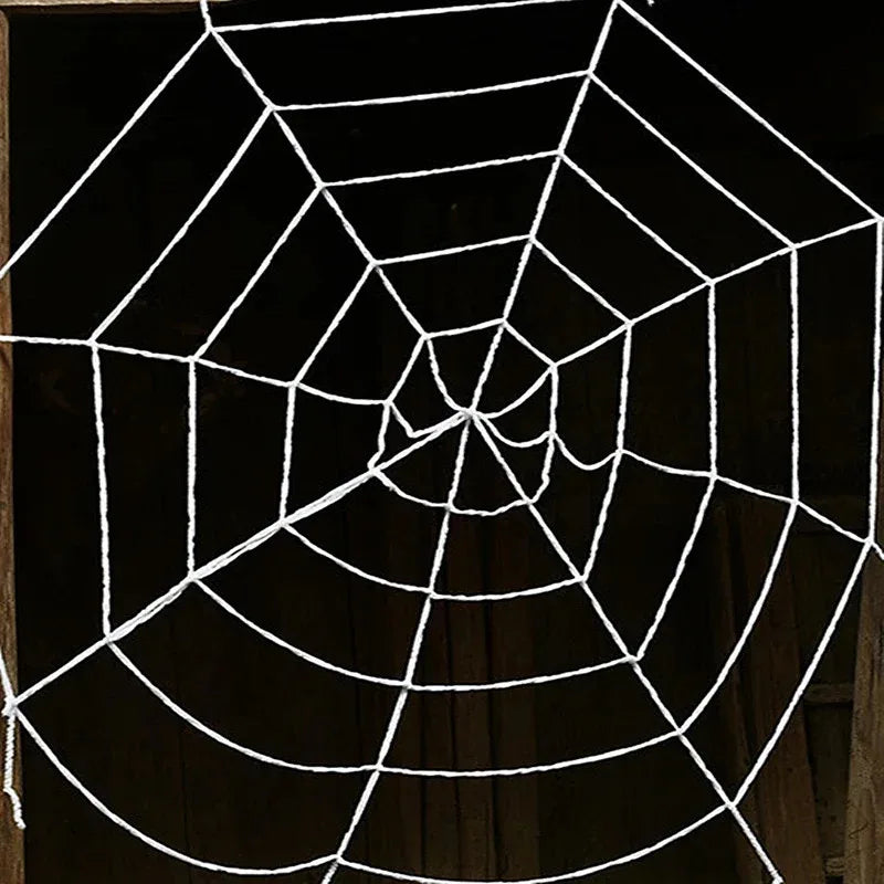 Horror Halloween Plush Spider Decoration Giant Halloween Spiders Web Party Prop Haunted Outdoor Chamber Prank Black Spider Decor