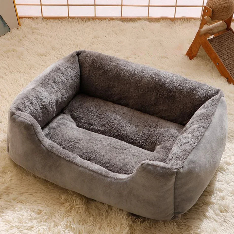 Cat Bed, Soft Plush Kitten Sleeping Cushion for Home