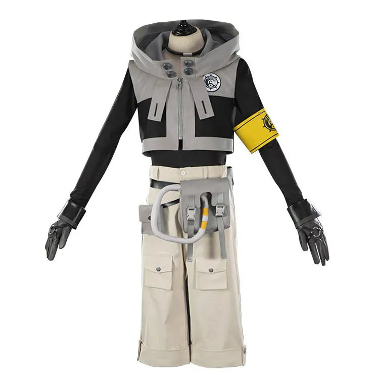 GACHIAKUTA Anime Ludo Enjin Zanka Riyo Reaper Cosplay With Four Characters Clothes And Four Wigs Cosplay Costume Anime Full Suit