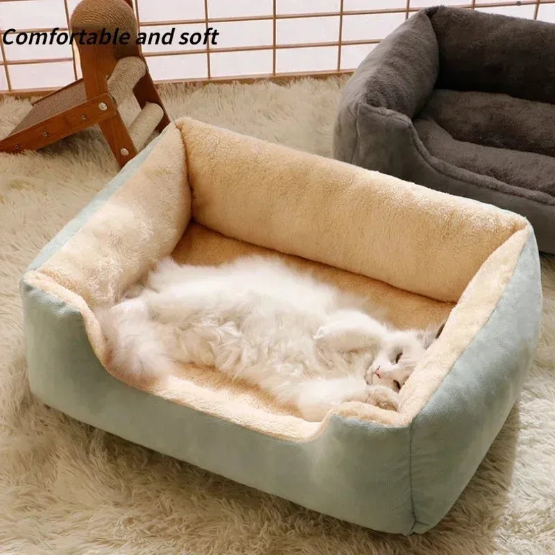 Plush Cat Bed – Cozy Soft Bed for Cats and Kittens