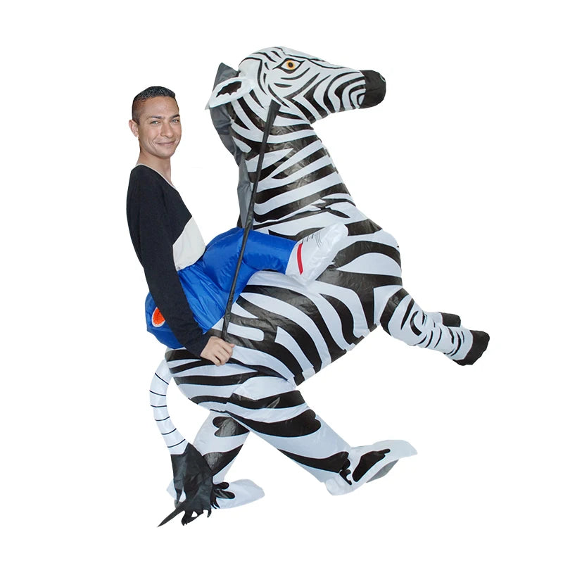 Cosplay T-REX Dinosaur Inflatable Costume Party Costumes Fancy Mascot Anime Halloween Costume For Adult Kids Dino Cartoon