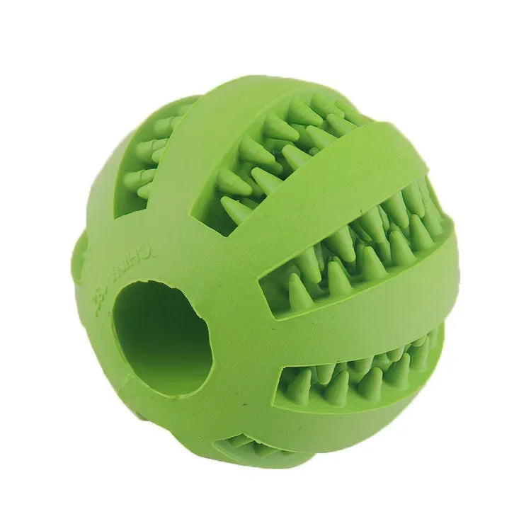 Dog Treat Ball – Rubber Chew & Teeth Cleaning Toy