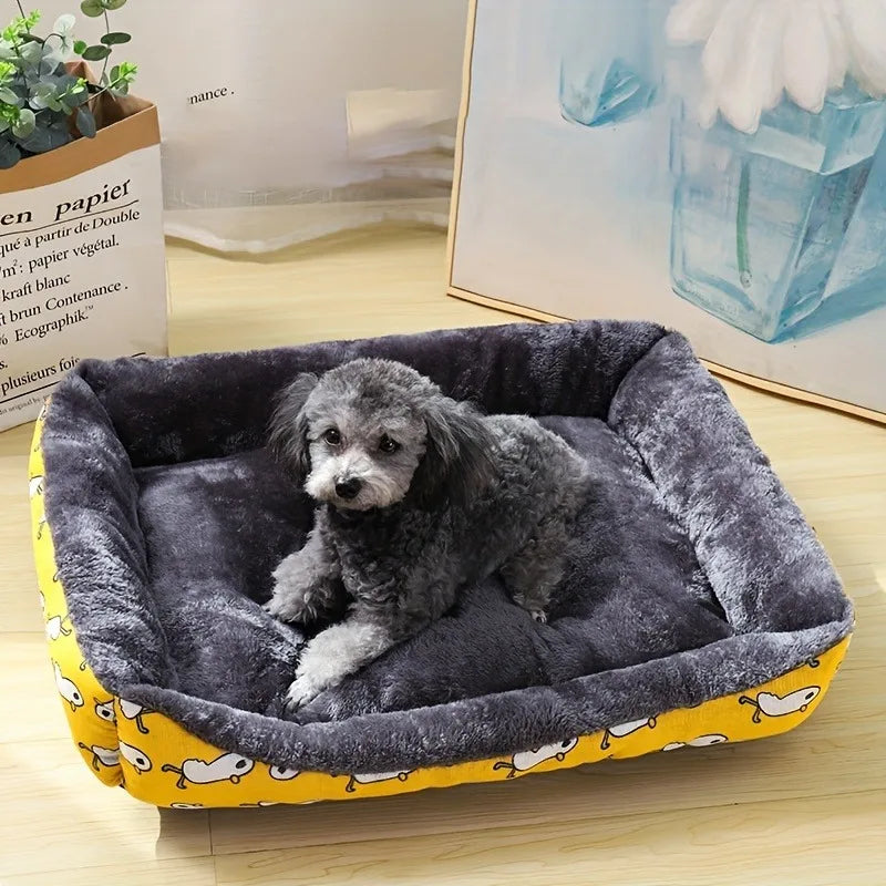 Pet Dog Bed – Soft Winter Sofa Mat for Small, Medium & Large Dogs