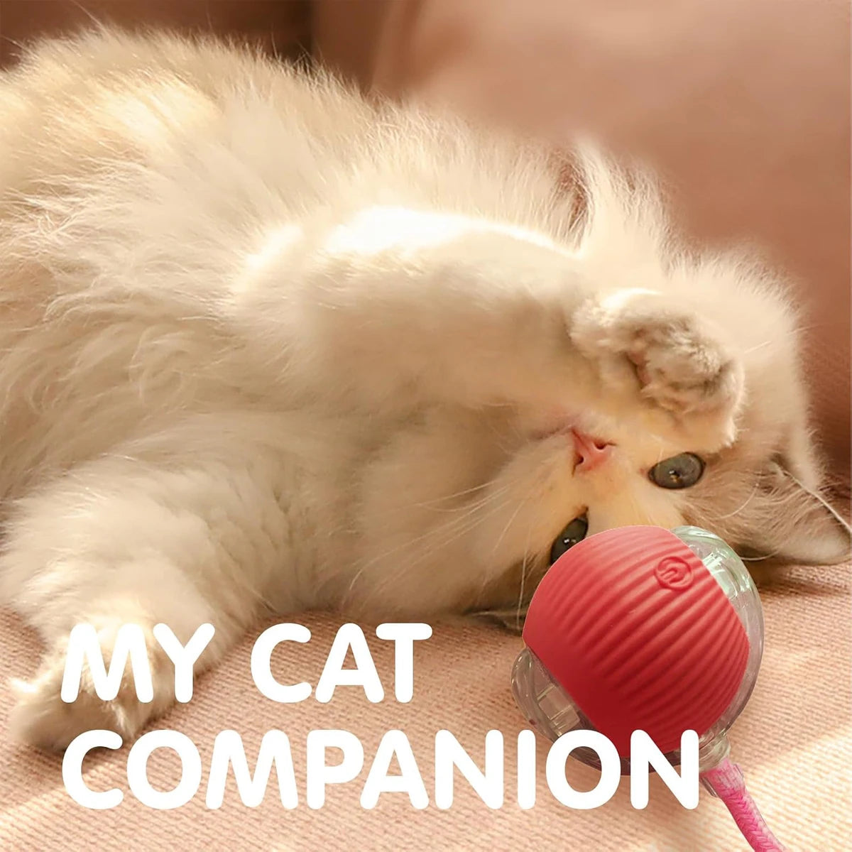 Rolling Ball Dog Toy – Rechargeable Play Ball for Dogs & Cats