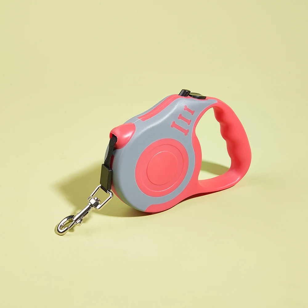 Retractable Dog Leash, 3M 5M Nylon Lead for Dogs & Cats