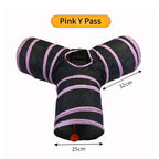 Cat Tunnel Pet Supplies Cat S T Pass Play Tunnel Foldable Cat Tunnel Cat Toy Breathable Drill Barrel for Indoor loud paper