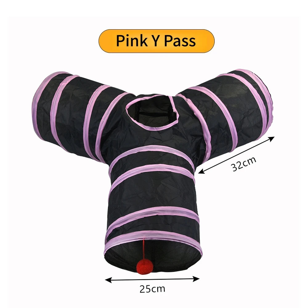 Foldable Cat Tunnel Interactive Indoor Toy