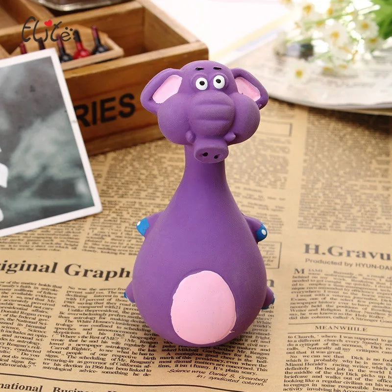 Dog Squeaky Chew Toy – Rubber Dental Toy for Dogs
