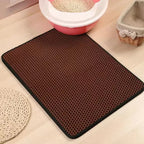 Cat Litter Mat – Double Layer Waterproof Litter Box Mat