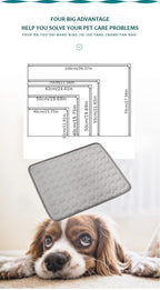 Dog Cooling Mat – Self-Cooling Summer Pad for Small & Large Dogs