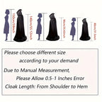 1PC Halloween Party Adult Grim Reaper Black Cloak Festival Costumes Halloween Vampire Wizard Cosplay Costume Props