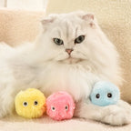 Interactive Cat Toy – Electric Squeaky Ball with Catnip