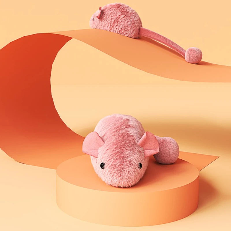 Interactive Cat Toy Mouse – Plush Squeaky Toy