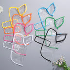 New Raincoat Pet Transparent Outgoing Raincoat Thickened Windproof and Waterproof Large, Medium, and Small Dog Clothes Plastic F