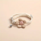Plaid Cat Collar with Tie Bow, Adjustable Nylon Pet Accessory