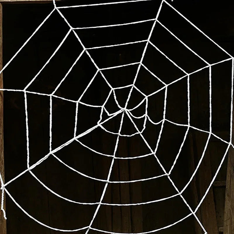 30/50/75/150/200cm Halloween Simulation Seven-Color/Black Spider Haunted House Bar Horror Outdoor Decoration Props Spider Web.