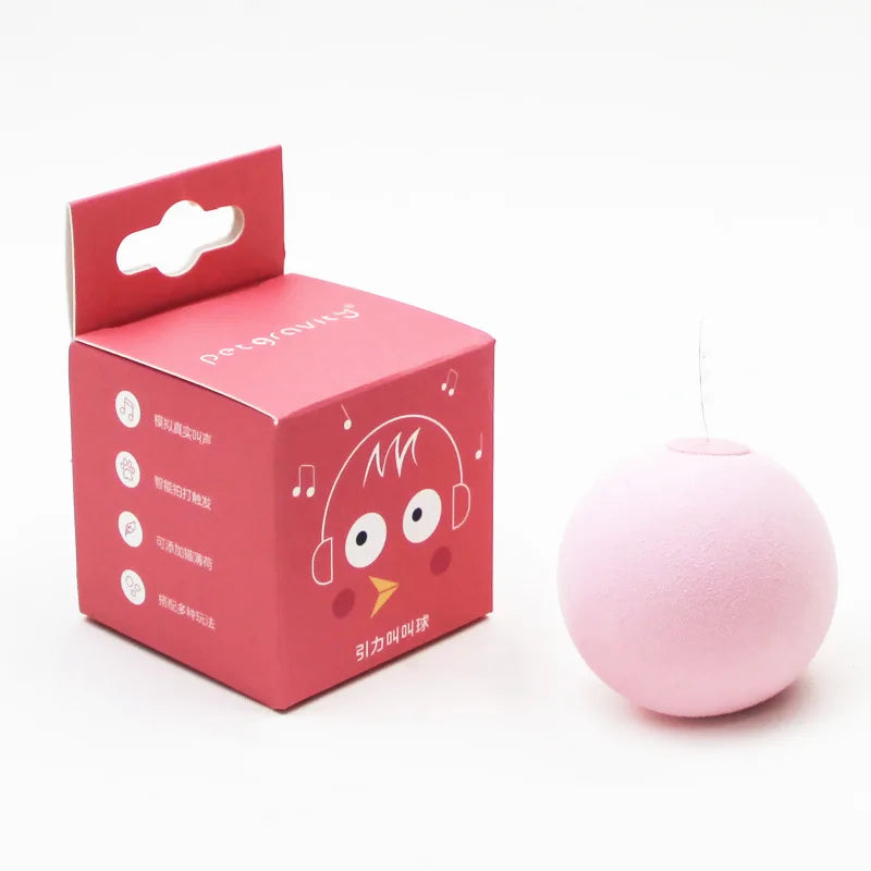 Interactive Cat Toy Ball with Catnip & Sound