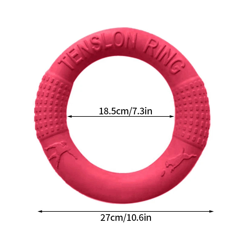 Dog Training Ring – Rubber Flying Disc Toy