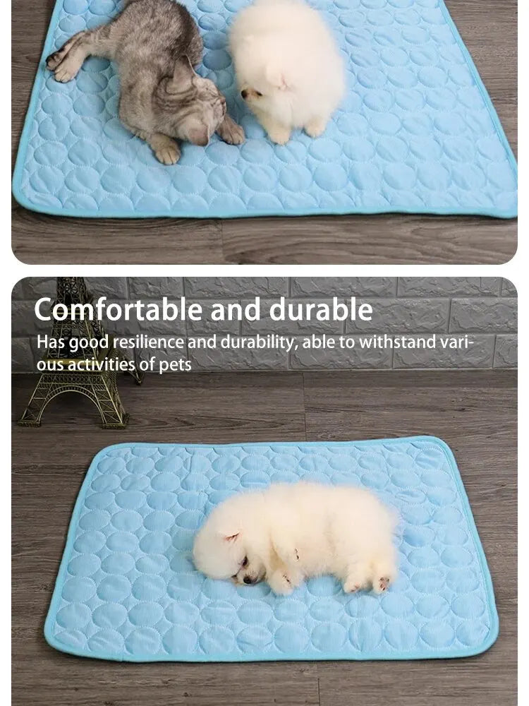 Pet Cooling Mat for Cats & Small Dogs, Summer Sleeping Pad