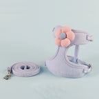 Cat Harness and Leash Set Adjustable Breathable Kitten Harness