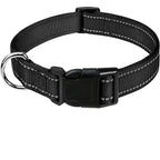 Reflective Dog Collar, Adjustable Nylon Safety Collar for Small Dogs