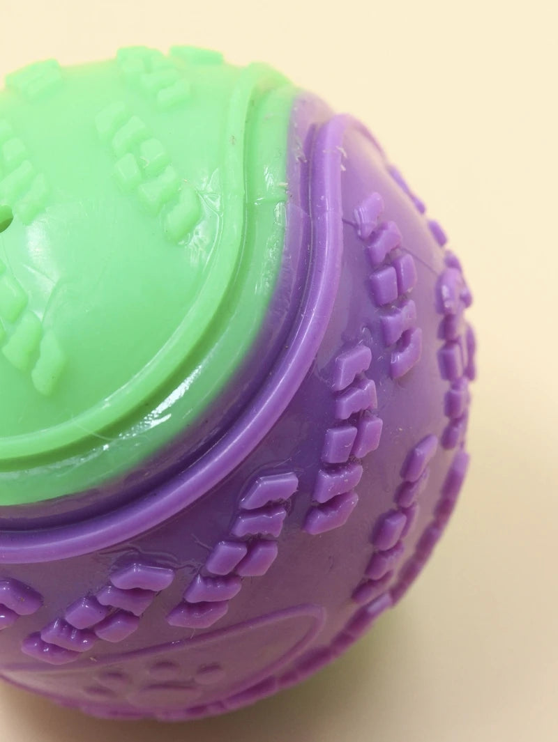 Squeaky Dog Ball – Interactive TPR Teeth Cleaning Toy